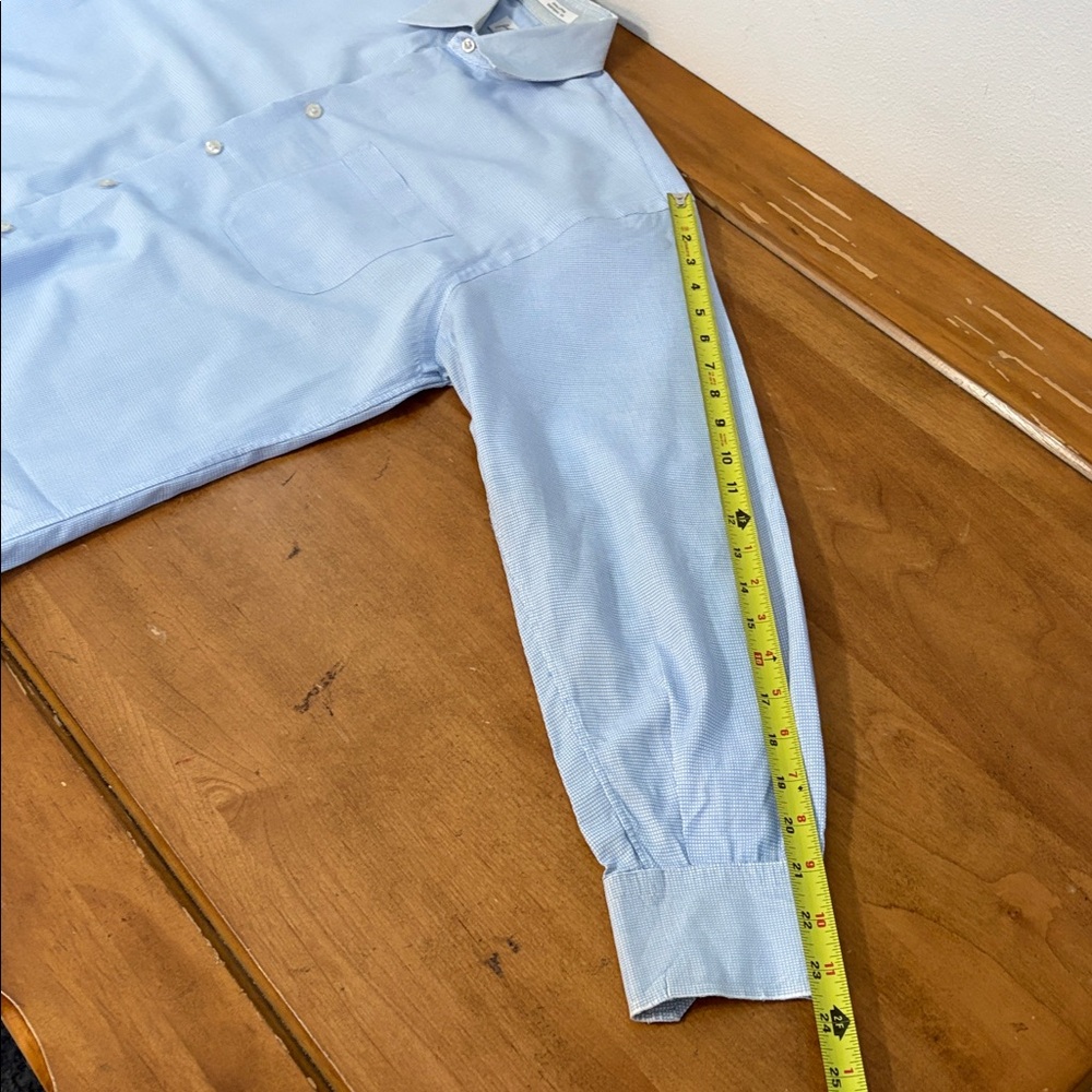 John W Nordstrom Light Blue Men's Shirt Size 16–33 - Picture 3 of 10